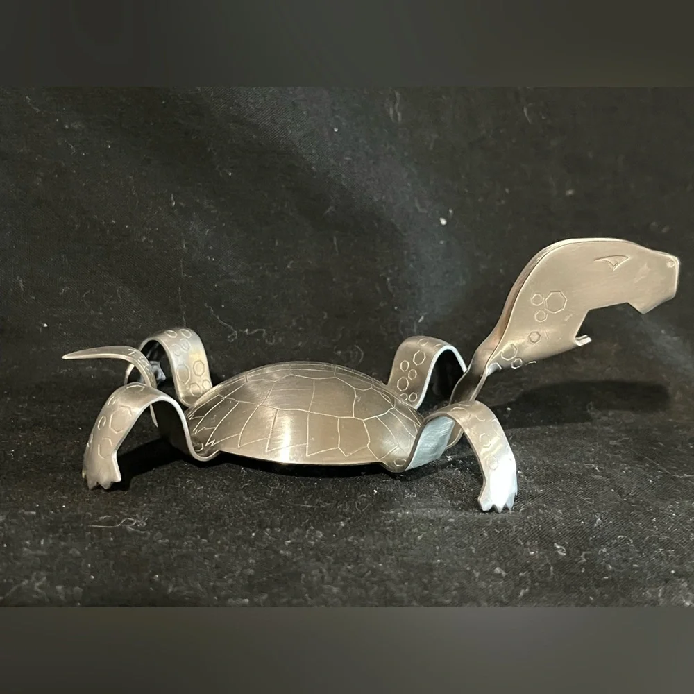 Silver Metal Turtle Reptile bottle opener